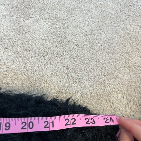 ambiance Outerwear Women’s Black Fluffy Jacket Size Small - Picture 7 of 9